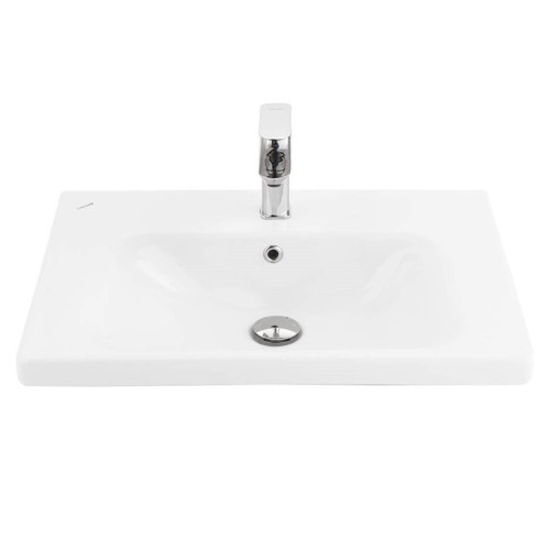 Eksen 45x65 cm Etajerli Mobilya Dolap Uyumlu Lavabo EK065