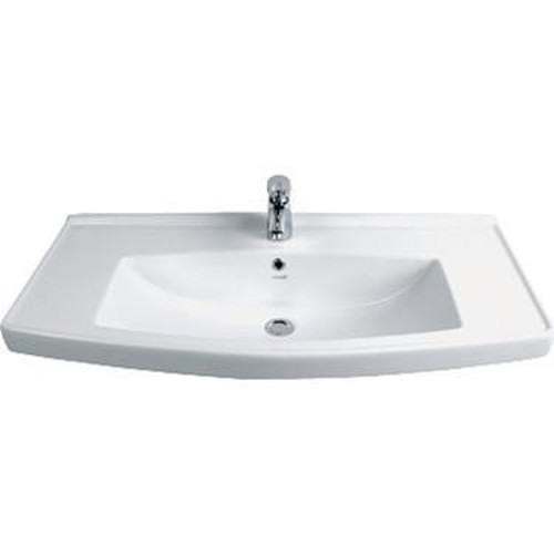Tefen 100 cm Etajerli Dolap Mobilya Uyumlu Lavabo TF100