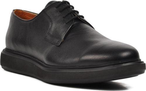 Premium 33275 Siyah Hakiki Deri Erkek Casual Ayakkabı