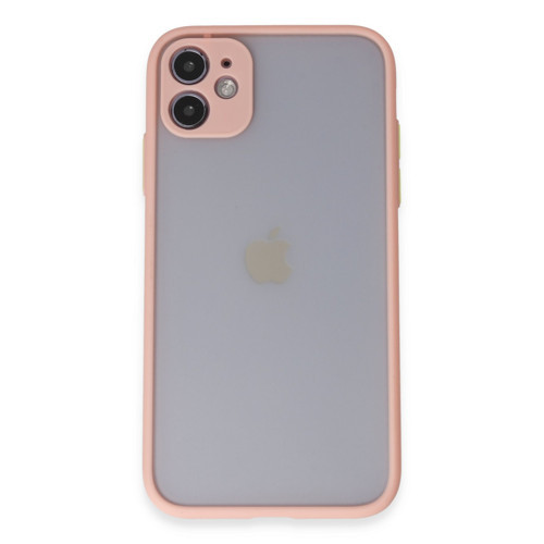 Apple iPhone 11 Kılıf Montreal Silikon Kapak - Pembe