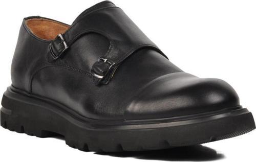 Premium 33284 Siyah Hakiki Deri Erkek Casual Ayakkabı