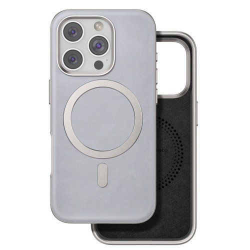 Apple iPhone 16 Pro Puskas Magsafe Kapak - Titan Gri