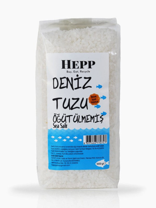 Deniz Tuzu Öğütülmemiş 1000 Gr.