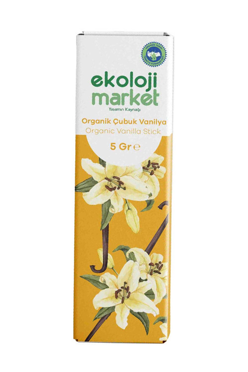 Organik Glutensiz Vanilya Çubuğu 5 Gr.
