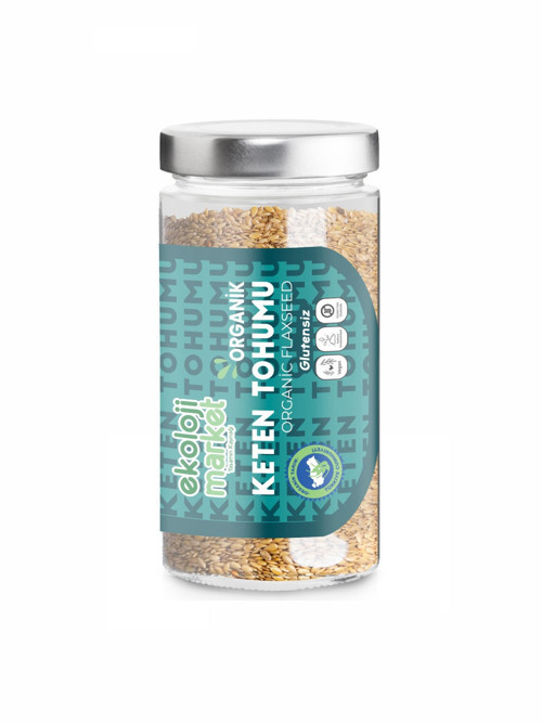 Organik Glutensiz Kavanoz Keten Tohumu 300 Gr.