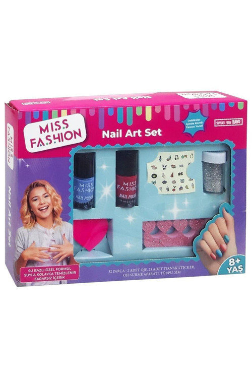 Miss Fashion Nail Art Makyaj Set