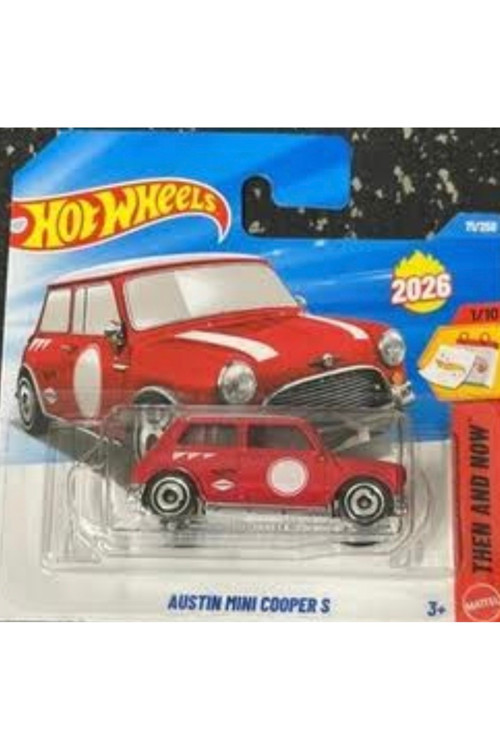 HotWheels Austin Mini Cooper S JJK94 1/64 Ölçek Tekli Arabalar