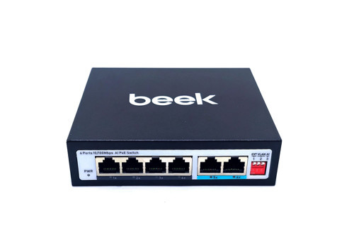 BN-FS-1604P 6 Port 4 Port 10/100Mbps PoE 2 Port Uplink PoE Switch