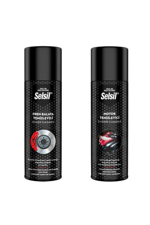 Motor Temizleme Spreyi 500Ml Fren Balata Temizleyici 500Ml 2'Li