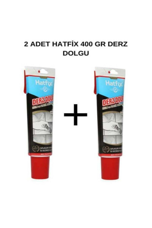 Topalakticaret Hatfix 400Ml Gaga Uçlu Beyaz Derz Dolgu (2 Adet) Seramik Derzi Seramik Derz Dolguı