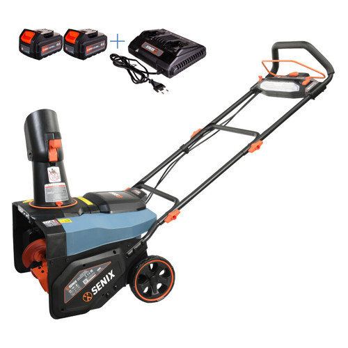 SENIX STX2-M-EU Aülü Kar Küreme Makinesi 2x4.0Ah 46cm