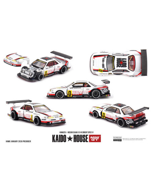1/64 Kaido House Nissan Silvia S13-R Circuit Spec V1 KHMG251