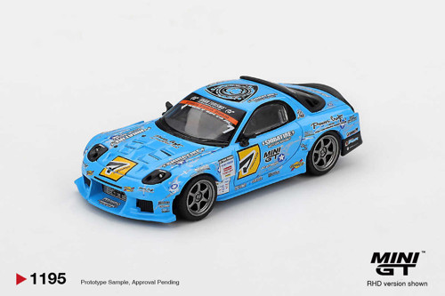 1:64 Mazda RX-7 FD3S RE-Amemiya 2025 D1GP Drift Yarış Aracı RHD MGT01195