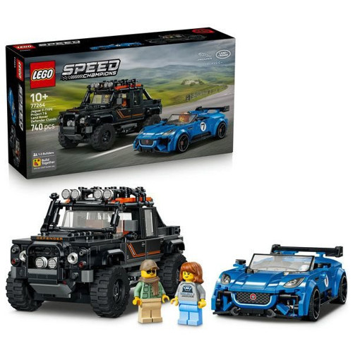 LEGO® Speed Champions Jaguar Project 7 & Land Rover Defender 77264