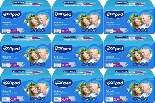 Yetişkin Bezi Bel Bantlı Tekstil Yüzey XL - Ekstra Large - Extra Large 207 Adet