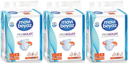 Ped Emici Külot Yetişkin Bezi XL - Extra Large - Ekstra Büyük 90 Adet