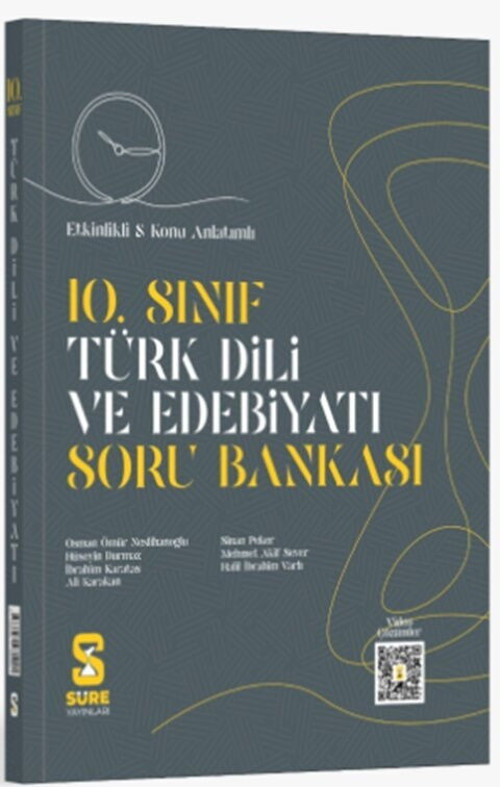 10. Sınıf Türk Dili ve Edebiyatı Soru Bankası Süre Yayınları