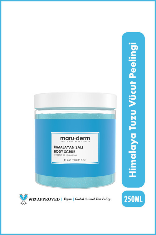 Body Scrub | Himalaya Tuzu Vücut Peelingi | Squalane + Hindistan Cevizi Yağı 250 ML