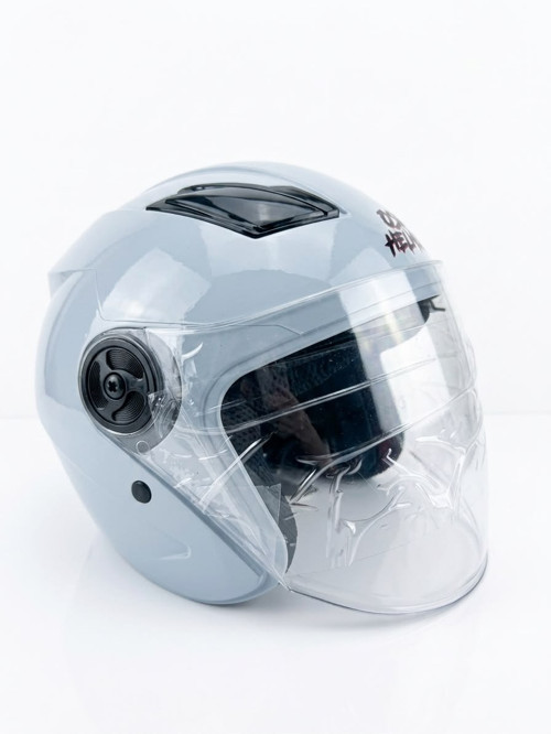 OSO HELMET YARIM KASK GÖZLÜKLÜ GRİ - M BEDEN