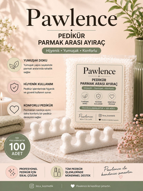 Pedikür Parmak Arası 50 çift Kullan At