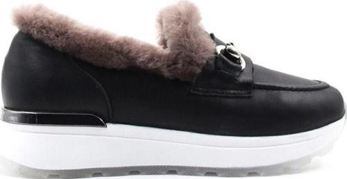 Hakiki Deri Kürklü Kadın Casual Ayakkabı 757KZA24501