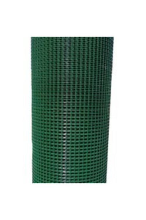 Pvc Kaplı Puntalı Yeşil Tel 10x10mm Dar Gözaralıklı1m Eninde-kafes Teli-kümes Teli-1x3metre.