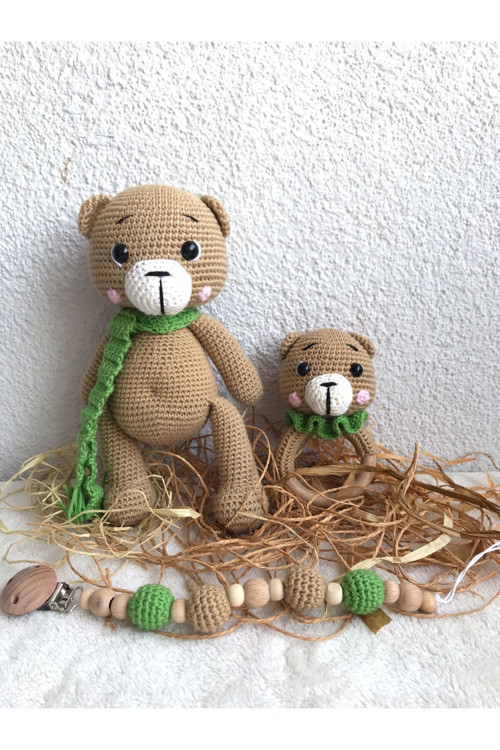 Amigurumi çiko ayıcık set