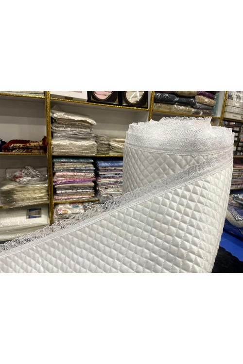 Dolap Içi Kapitone Dantelli Raf Örtüsü En 50cm × Boy 10 M