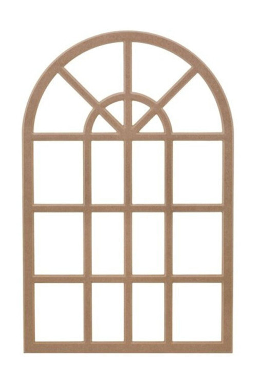 Duvar Çerçeve Ham Boyanabilir 18mm Mdf Hint Pencere Ayna Çerçeve 100x65 Ham18mm
