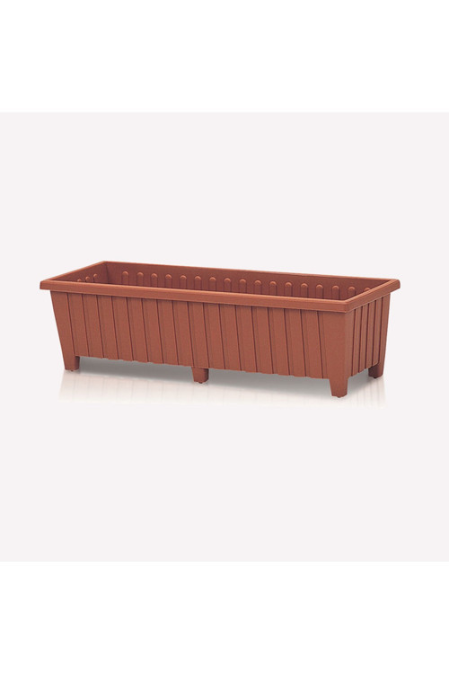 Altı Ayaklı Balkon Saksısı - 75 Cm Uzunluk, 26 Litre, Farklı Renk Seçenekleri