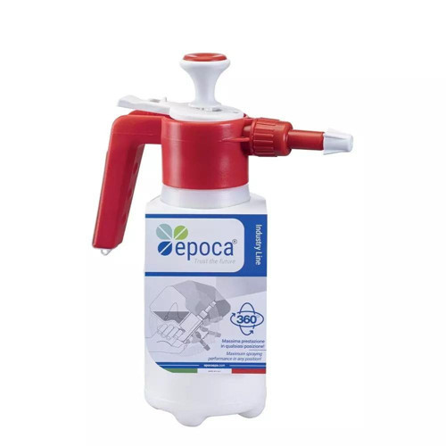 EP TEC 360° Kimyasal Dayanımlı Basınçlı Pompa 1.3 Litre - NBR (Kırmızı/Beyaz)