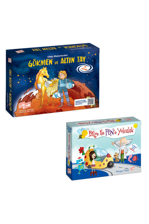 2. 3. Ve 4.Sınıf Uzay Maceraları Gökmen Ve Altın Tay + Bilge İle Fen'E Yolculuk Seti (10+10 Kitap)