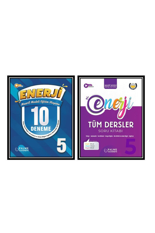 Palme 5.Sınıf Enerji Tüm Dersler Soru Kitabı -Enerji 10 Deneme