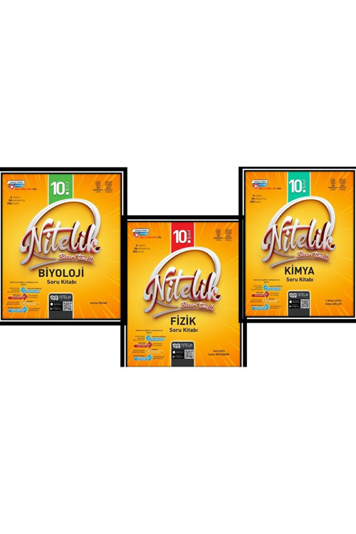 10.Sınıf Beceri Temelli Fizik Kimya Ve Biyoloji Soru Kitabı 3Lü Set