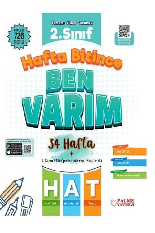 2.Sınıf Hafta Bitince Ben Varım (34 Hafta) *Yeni Maarif Modeli*