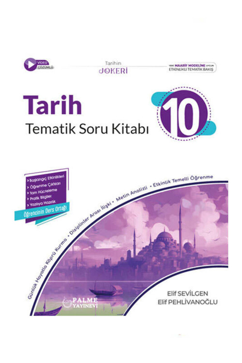 10.Sınıf Joker Tarih Soru Kitabı Tematik *Yeni Müfredat*