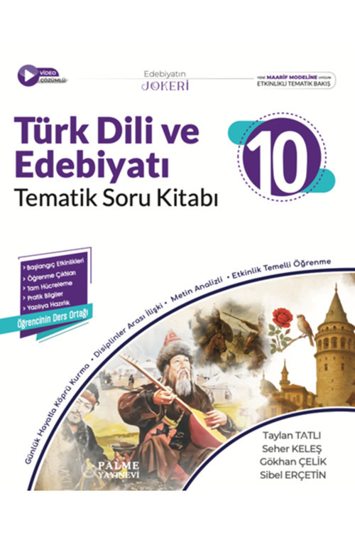 10.Sınıf Joker Türk Dili Ve Edebiyatı Soru Kitabı Tematik *Yeni Müfredat *