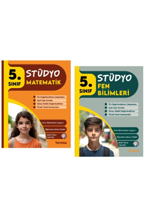 Tudem Yayınları 5.Sınıf Stüdyo Matematik - Fen Bilimleri 2'Li Set