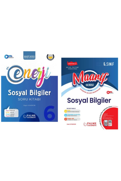 6.Sınıf Enerji Sosyal Bilgiler Soru Kitabı - Sosyal Bilgiler Maarif Akademik Gelişim