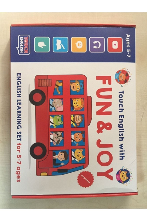 Fun&Joy Touch English With(5-7 Yaş Okul Öncesi İngilizce Eğitim Seti)