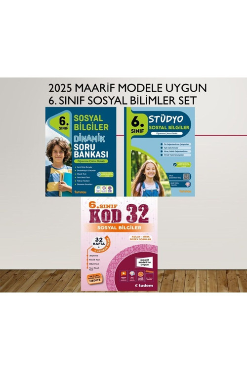 6. Sınıf Sosyal Bilgiler Dinamik Soru Bankası-6. Sınıf Sosyal Bilgiler Stüdyo-6. Sınıf Kod 32