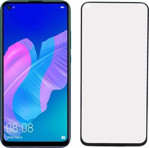 Huawei Uyumlu P40 Lite Tam Kaplayan Kırılmaz Cam Koruyucu 5d 9d Siyah