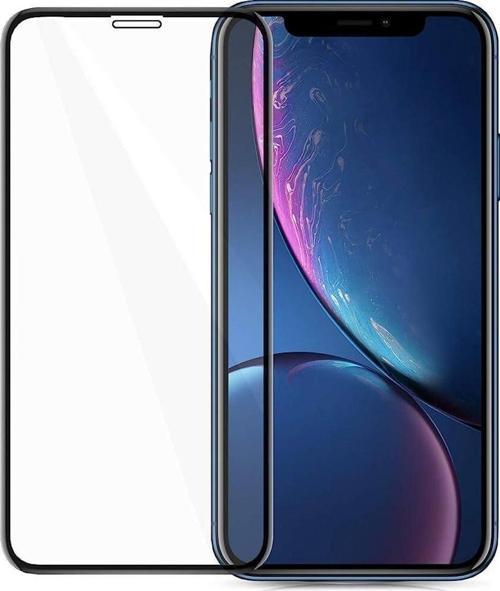 Iphone Uyumlu XR Tam Kaplayan Kırılmaz Cam Koruyucu 5d 9d Siyah