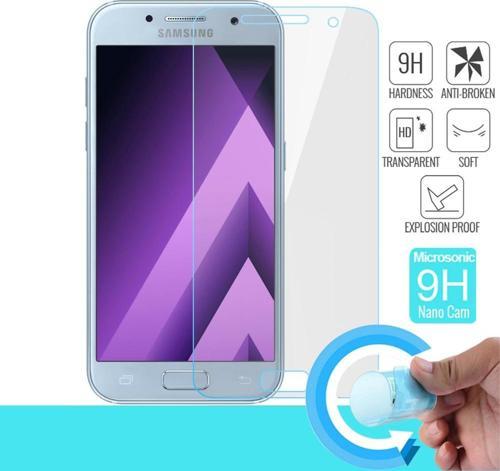 Samsung A7 2017 Uyumlu Ekran Koruyucu Nano Esnek Flexible Micro Temperli Kırılmaz Cam Ekran Koruyucu Nano