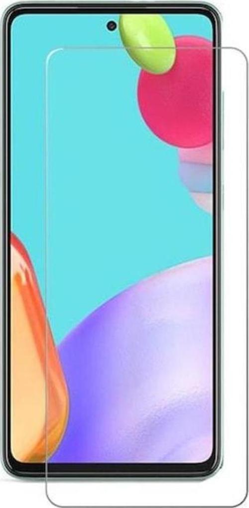 Samsung Uyumlu Galaxy A52 Ekran Koruyucu 9h Sert Temperli Kırılmaz Cam Koruma Şeffaf