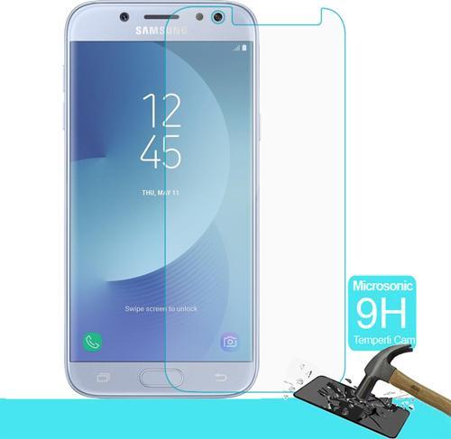 Samsung Uyumlu J5 Tam Kaplayan Kırılmaz Cam Seramik Ekran Koruyucu Film Jelatin
