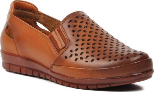 430 Taba Hakiki Deri Kadın Günlük Ayakkabı