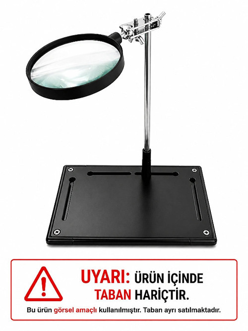 ZD-11P 3X OD90mm Büyüteçli Yardımcı El Mercek Aparatı - Tabansız