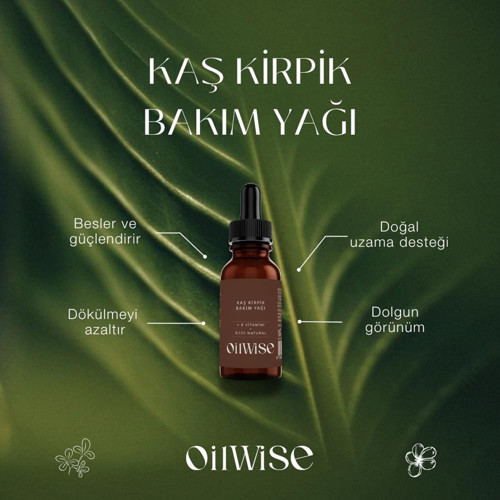 Güçlendirici ve Besleyici Kaş Kirpik Bakım Yağı 30 ml