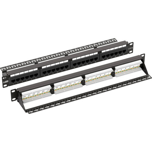 CAT 6 Patch Panel, Dolu, 24-port RJ45 24-port RJ45, 8P8C, LSA